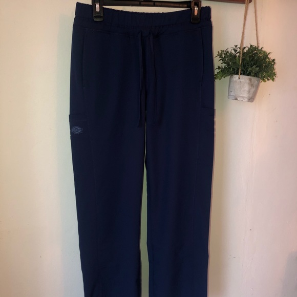 Dickies Dynamix Women Scrub Pants Navy PETITE - Picture 3 of 13